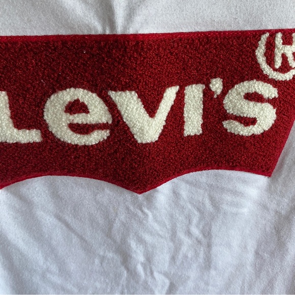 ) Levi’s T shirt Mens Size S Small White Tee Logo - Picture 7 of 12
